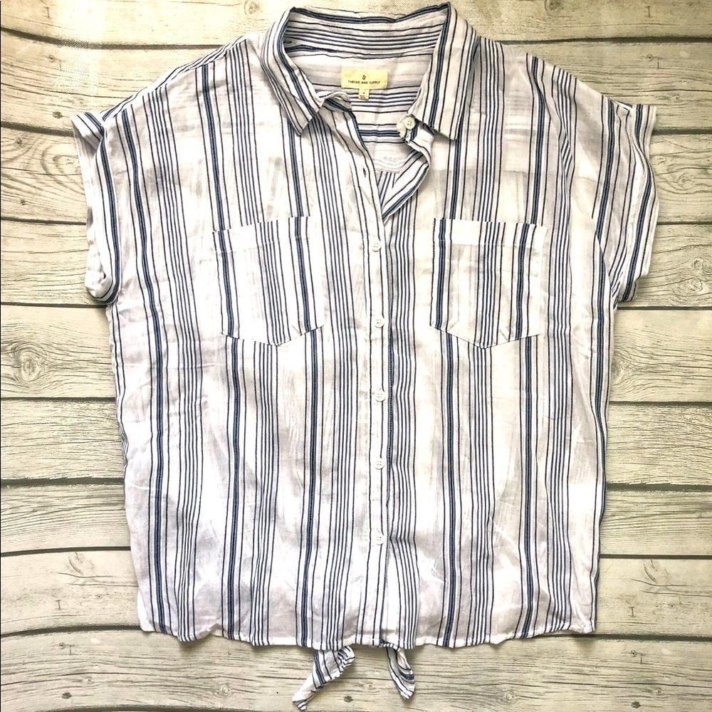 Thread And Supply Button Down Top- Medium - image 1